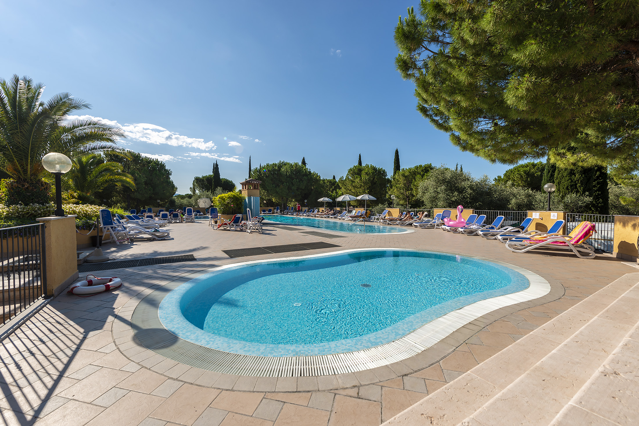 Camping Toscolano – Poolbereich mit Kinderbecken