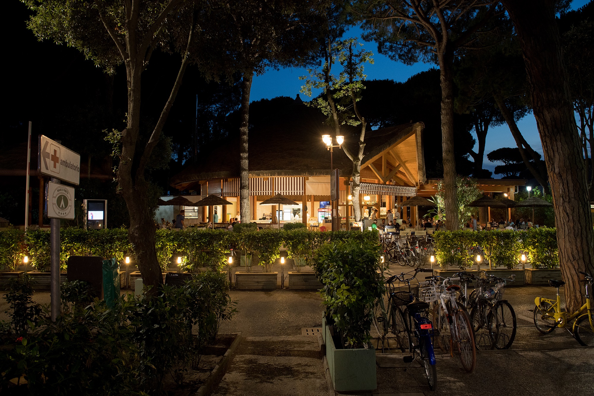Restaurant im Camping Village Mare Pineta