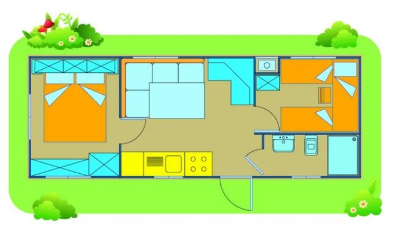 Camping Apollonia Mobilehome Happy Easy