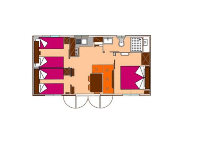 Ferienanlage Bella Italia Mobilehome Girasole Suite 
