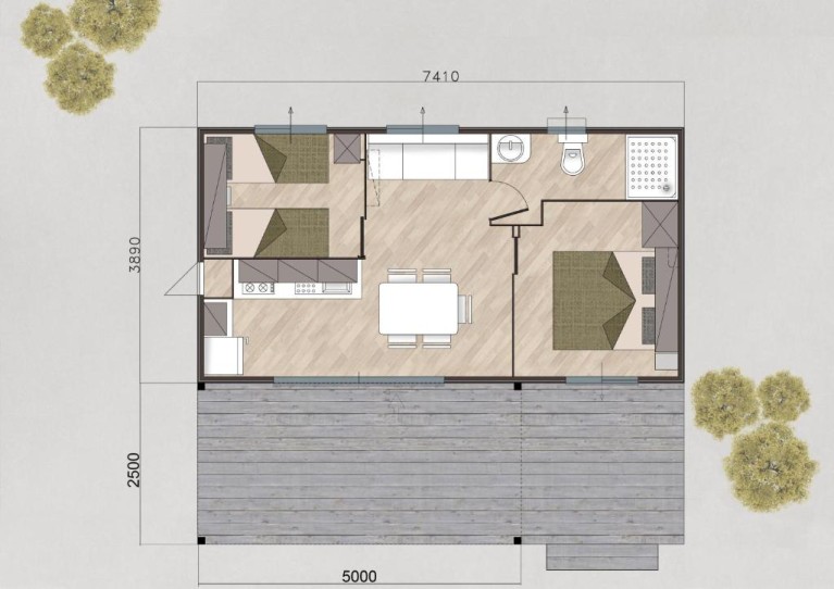 Sereno Camping Holiday Mobilehome Prestige 5