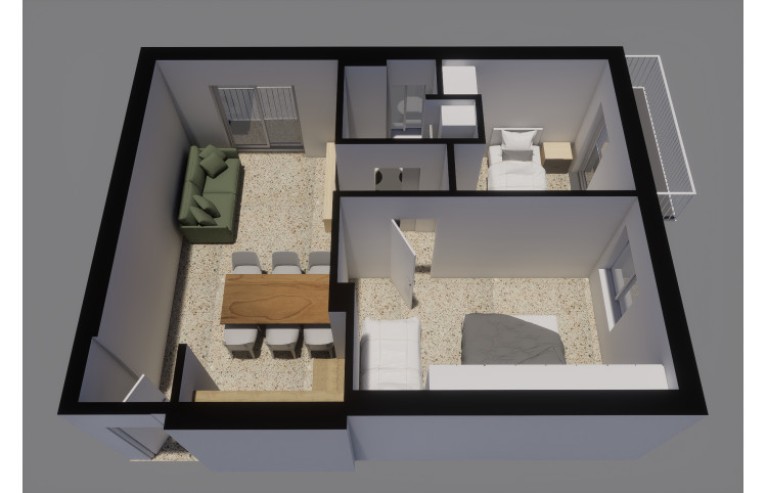 Villa Maria Dreizimmer-Wohnung Trilo