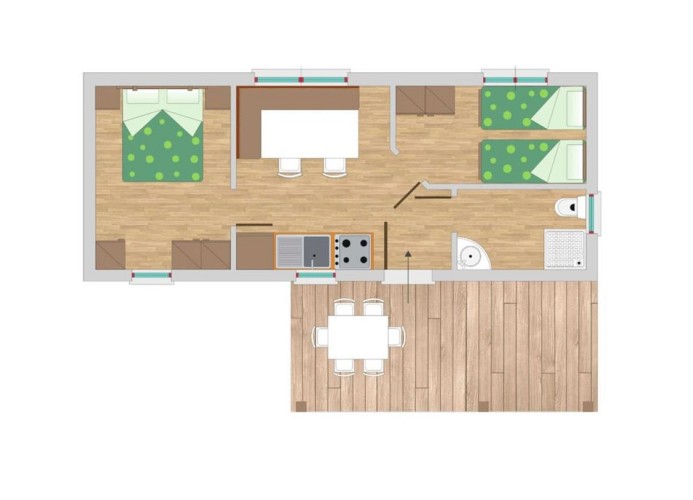 Ferienpark Rosapineta Sud Mobilehome C4 