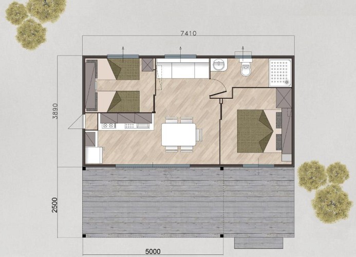 Sereno Camping Holiday Mobilehome Prestige 5