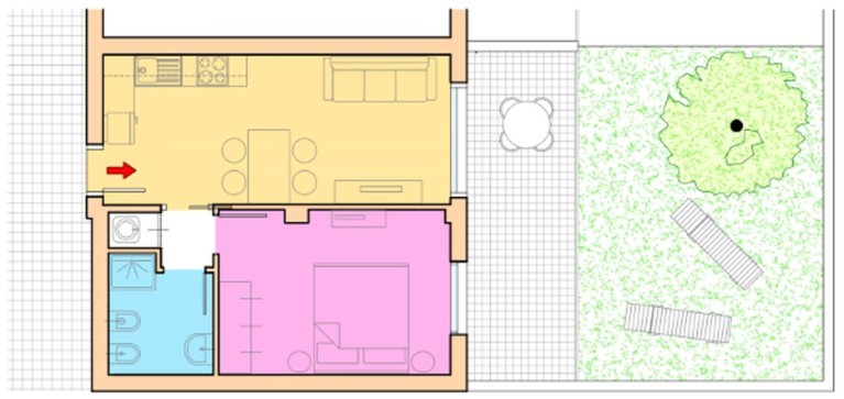 Villaggio A Mare Zweizimmer-Wohnung Bilo Garten LHR2+2