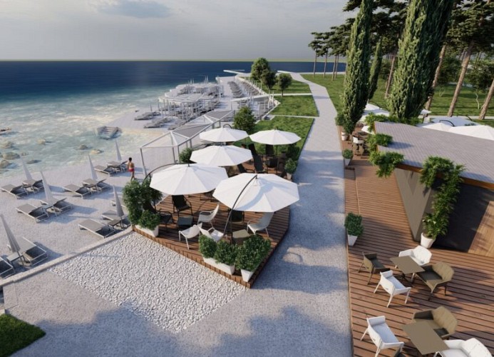 Hotel Pelegrin Plava Laguna Premium Zimmer mit Balkon zur Meerseite inkl. Halbpension