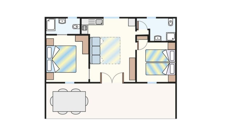 Ferienpark Rosapineta Bungalow B6K