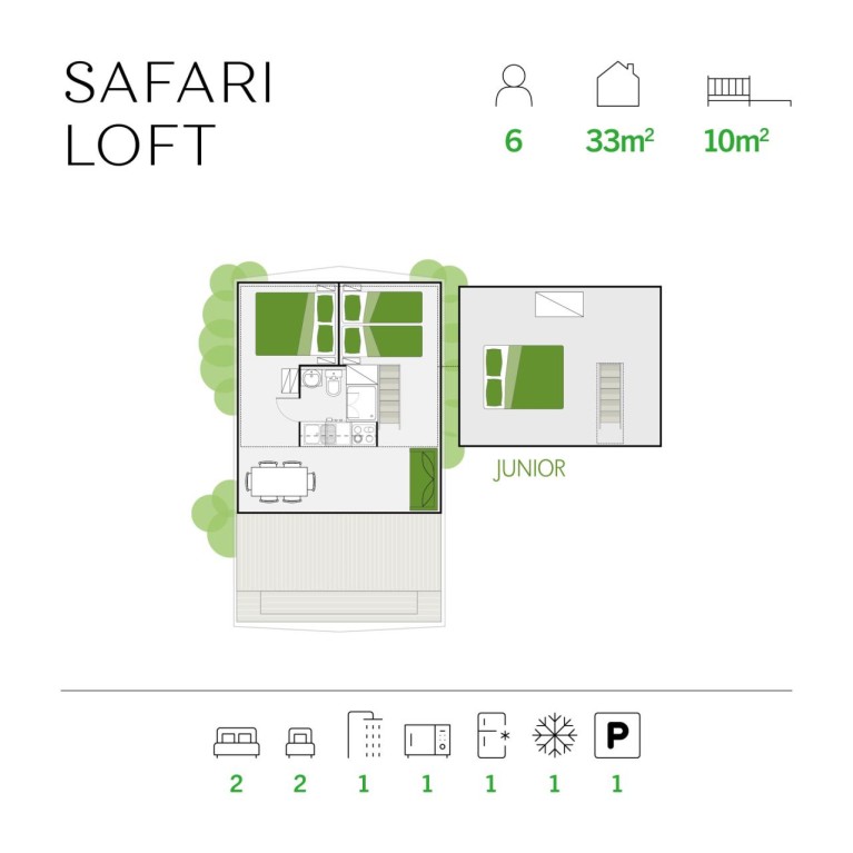 Barricata Holiday Village Safari Loft