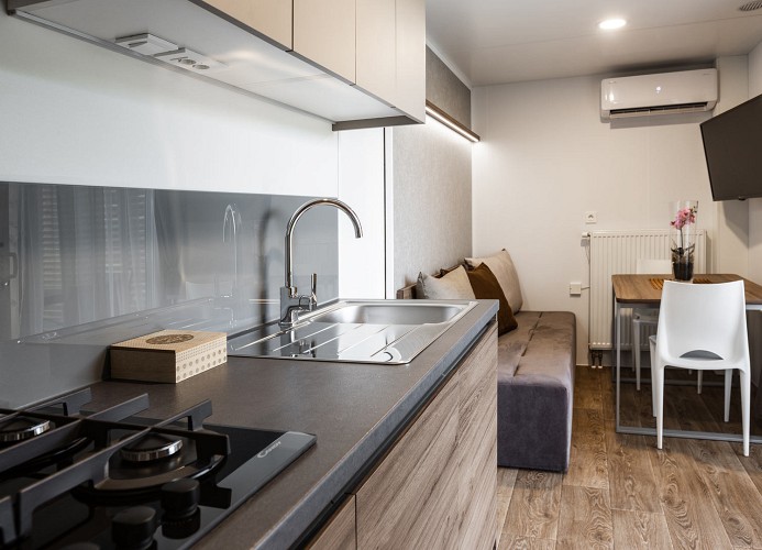Glamping-Dorf Terme Tuhelj Mobilehome Vita Couple