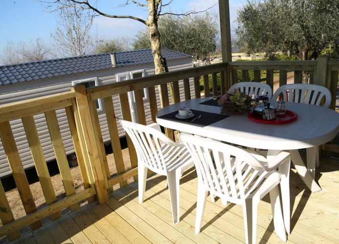 Feriendorf Cisano San Vito Mobilehome Turchese