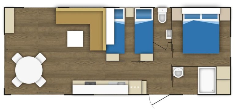 Glamping-Dorf Terme Tuhelj Mobilehome Vita Loft