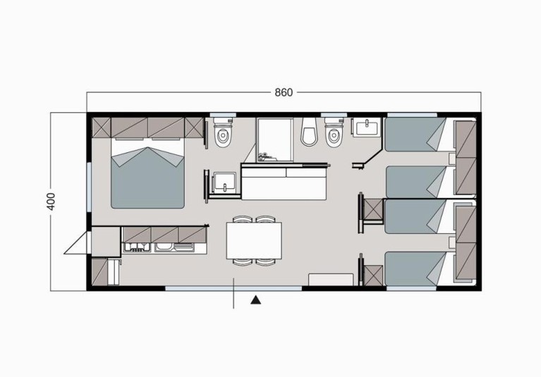 Rosolina Mare Club Mobilehome C6 Deluxe