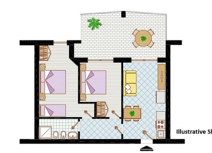Planetarium Resort Dreizimmer-Wohnung Trilo C6