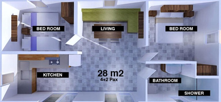 Camping Principina Mobilehome Deluxe