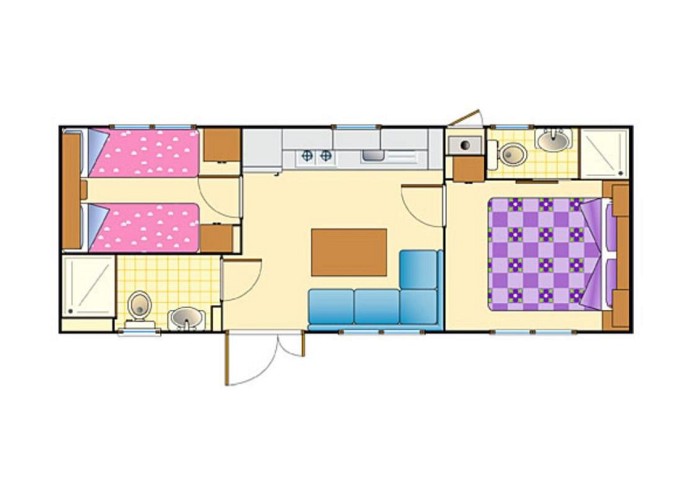 Feriendorf Le Tamerici Mobilehome Arno 