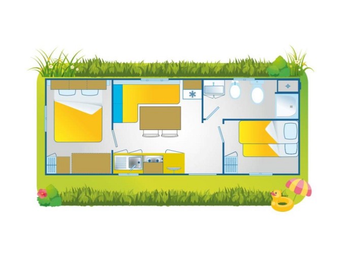 Ferienanlage L' Ultima Spiaggia Mobilehome Happy Relax 