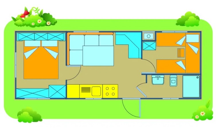S'Ena Arrubia Camping Village Mobilehome Happy Easy