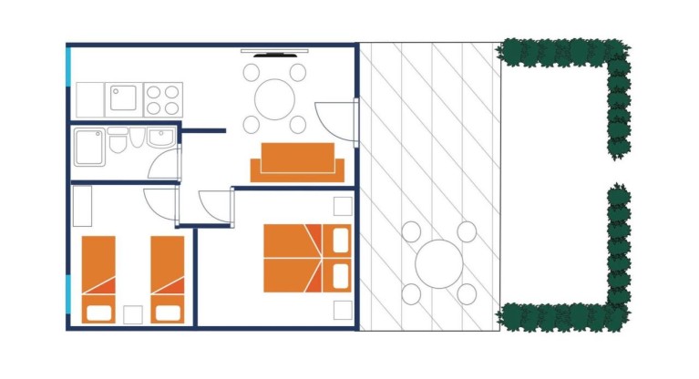 Ferienpark San Francesco Dreizimmer-Ferienhaus Holiday Home Residence
