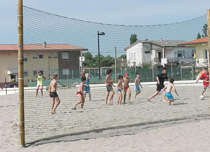Fussball-am-Strand