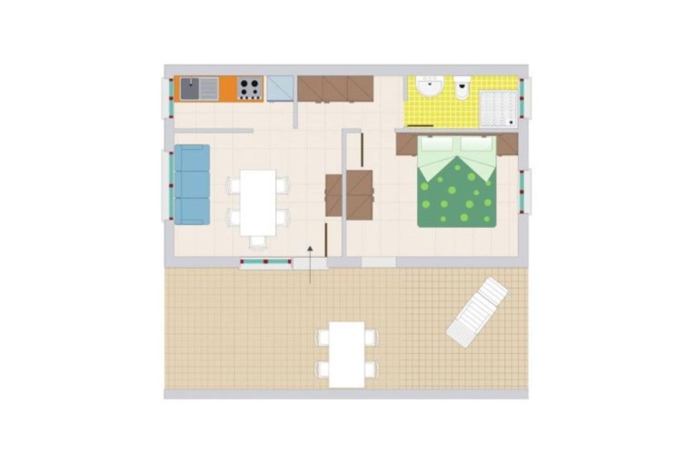 Ferienpark Rosapineta Sud Bungalow 4