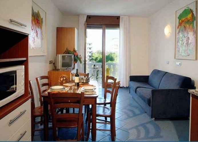 Residenz Katja Zweizimmer-Wohnung Tipo B mit Meerblick 