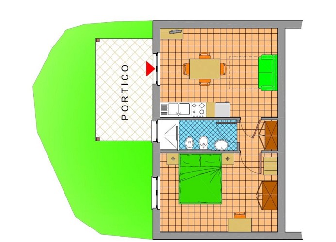 Residenz Rosa dei Venti Bungalow Libeccio
