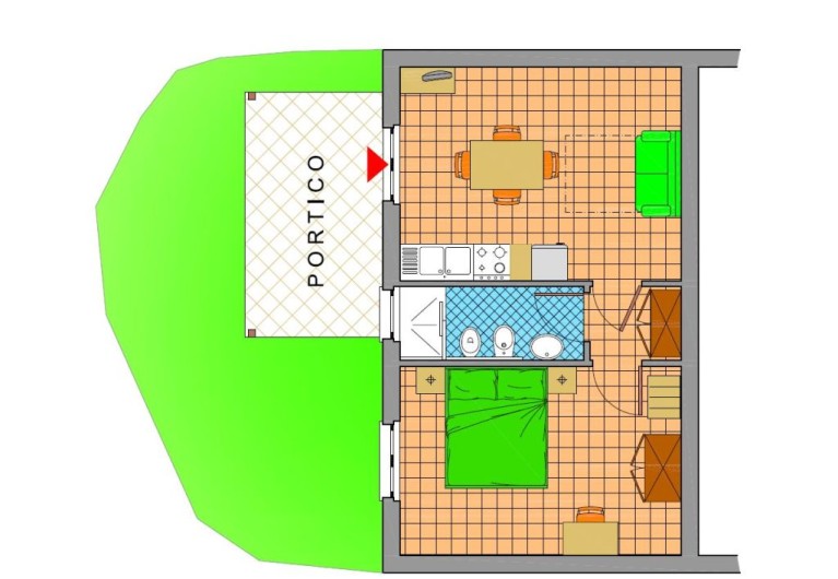 Residenz Rosa dei Venti Bungalow Libeccio