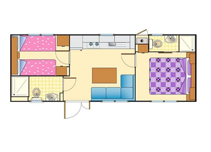 Feriendorf Le Tamerici Mobilehome Asinara