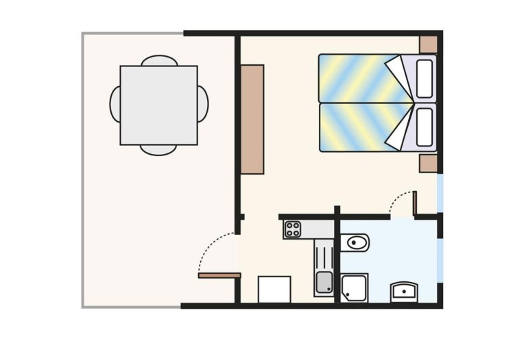 Ferienpark Rosapineta Bungalow B2K