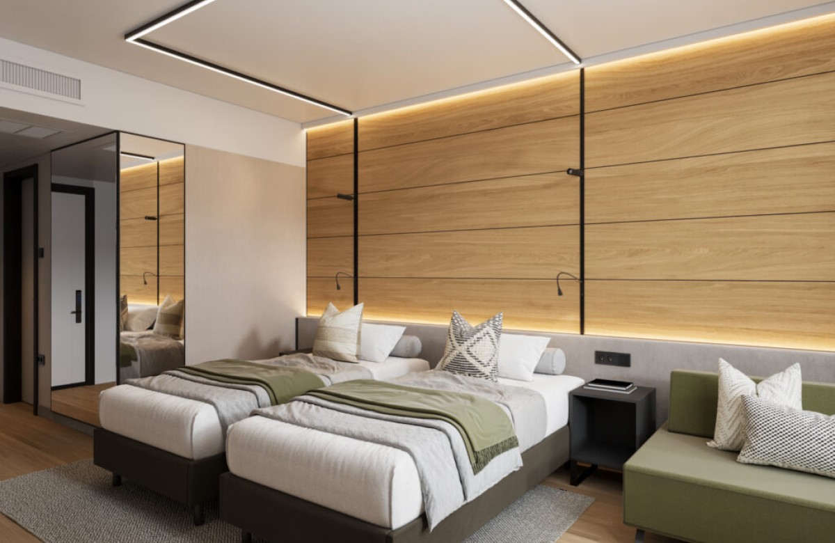 Hotel Pelegrin Plava Laguna Classic Zimmer mit Balkon 3 Pax und Parksicht inkl. Halbpension