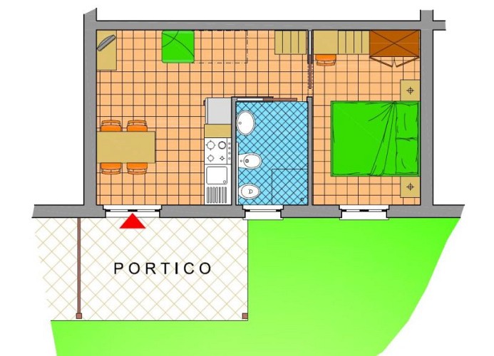 Residenz Rosa dei Venti Bungalow Grecale 