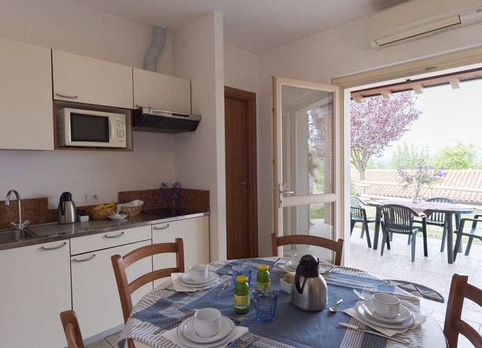 Ferienanlage Piani di Clodia Dreizimmer-Reihenhaus Trilo Valpolicella