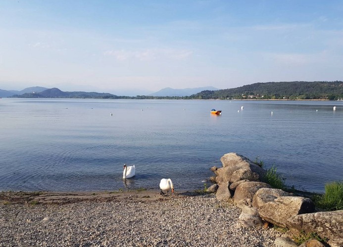 Camping Smeraldo Dormeletto Mobilehome Luxury mit Seeblick
