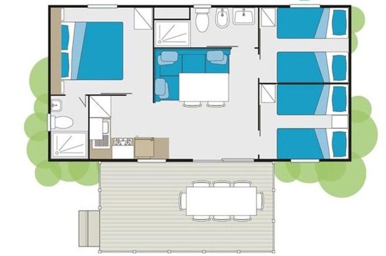 Feriendorf Isamar Mobilehome Giove XXL
