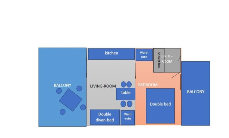 Residenz Viel Zweizimmer-Wohnung B