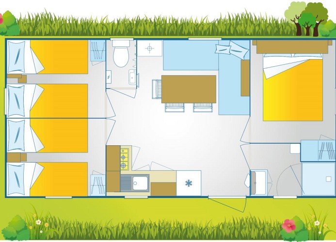 Ca' Savio Mobilehome Happy Premium Suite 