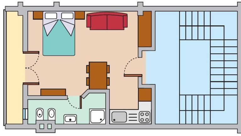 Residenz MareBlu Studio A