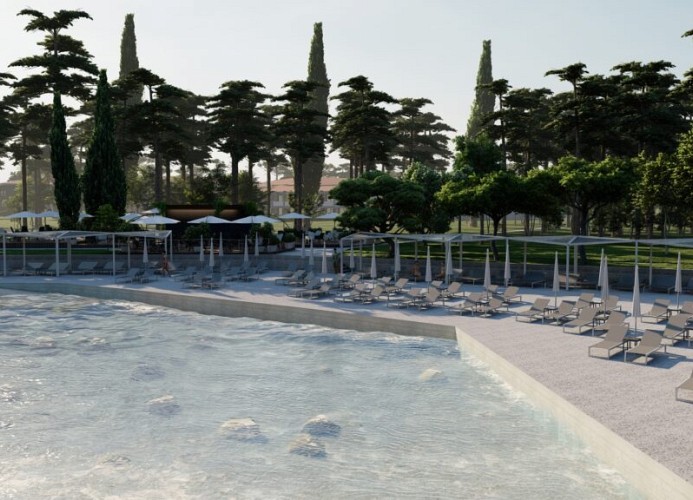 Hotel Pelegrin Plava Laguna Classic Zimmer mit Balkon 3 Pax und Parksicht inkl. Halbpension