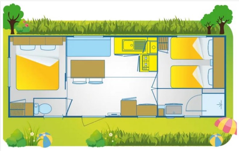 Camping Italia Lido Mobilehome Happy Comfort