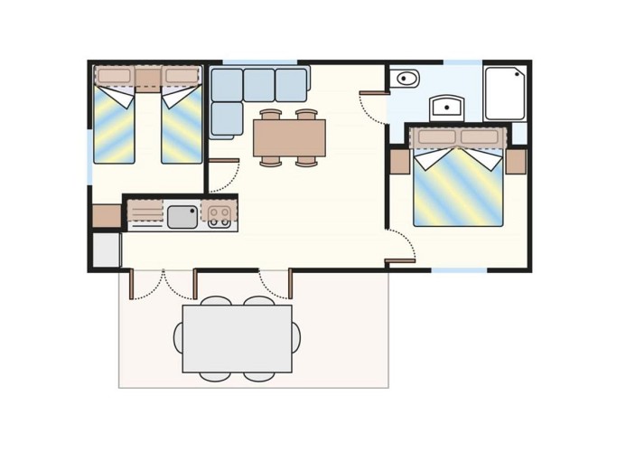 Ferienpark Rosapineta Mobilehome Ponza