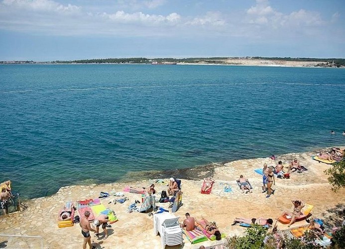 Valamar Camping Lanterna Mobilehome Happy Superior J Meerblick