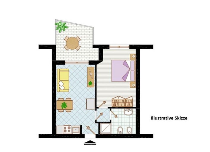 Planetarium Resort Zweizimmer-Wohnung Bilo B4 