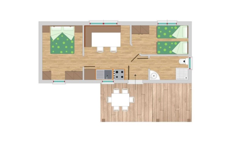 Ferienpark Rosapineta Sud Mobilehome C4