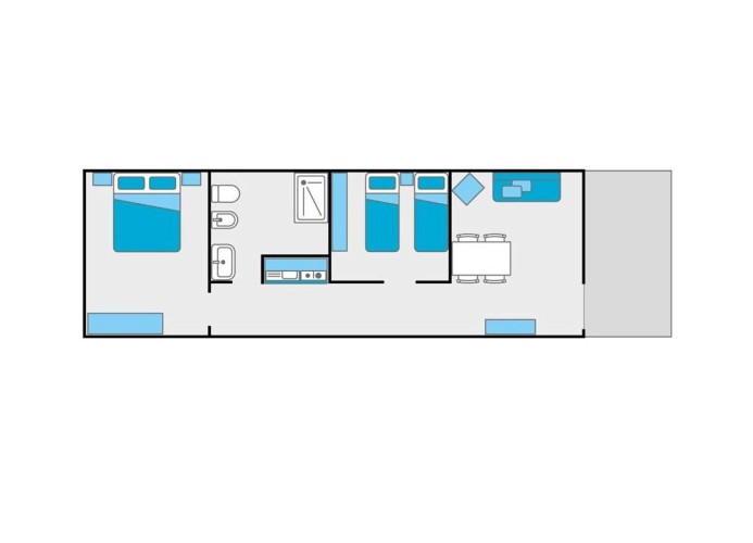 Camping Village Internazionale Sottomarina Ferienwohnung Resi A 