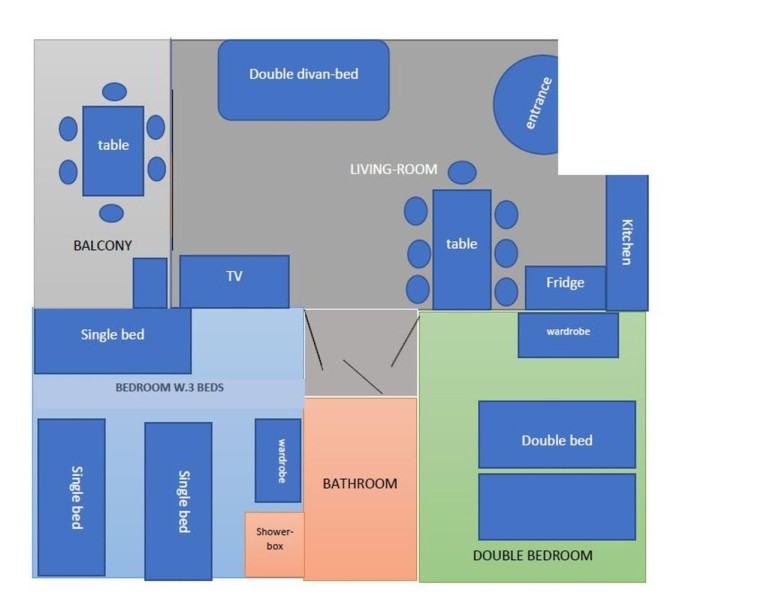 Residenz Viel Dreizimmer-Wohnung C