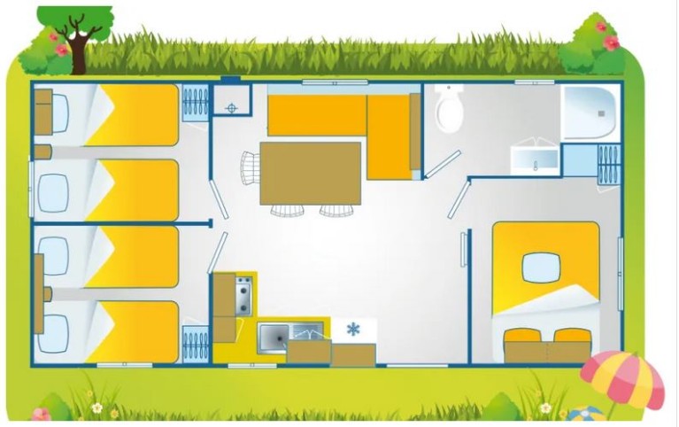 Camping Italia Lido Mobilehome Happy Premium