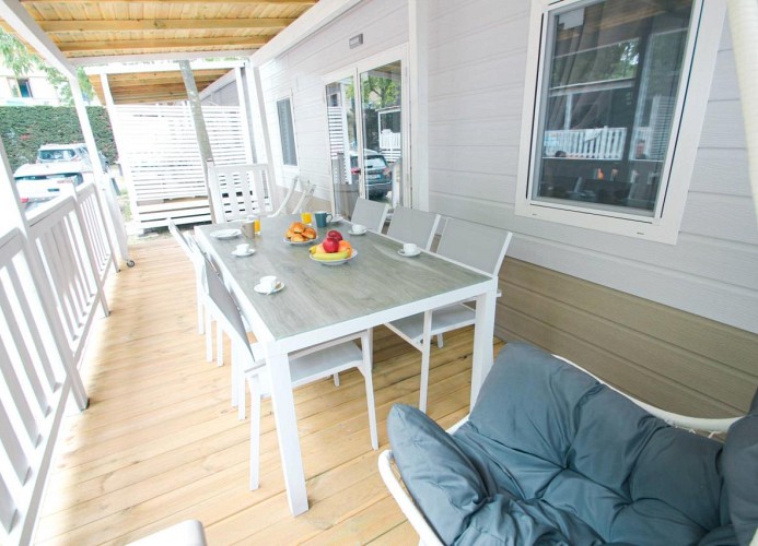Valamar Camping Lanterna Mobilehome Happy Superior J Meerblick