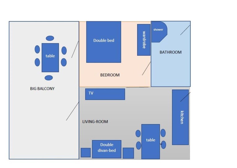 Residenz Concordia Zweizimmer-Wohnung B1