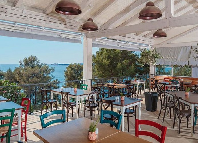 Valamar Camping Lanterna Mobilehome Happy Superior J Meerblick