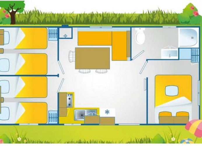 Camping Iscrixedda Mobilehome Happy Premium